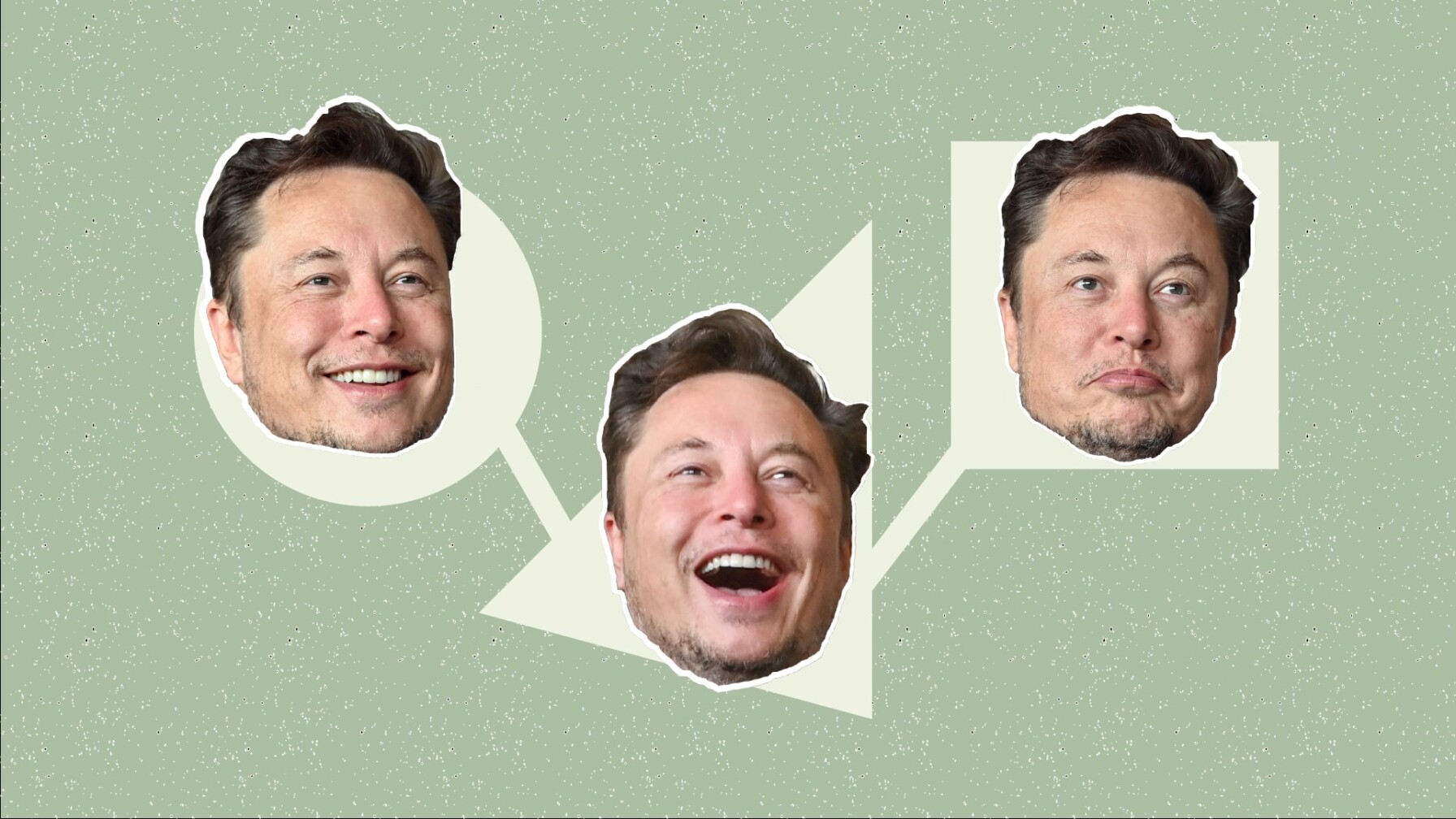 Elon Musk's faces