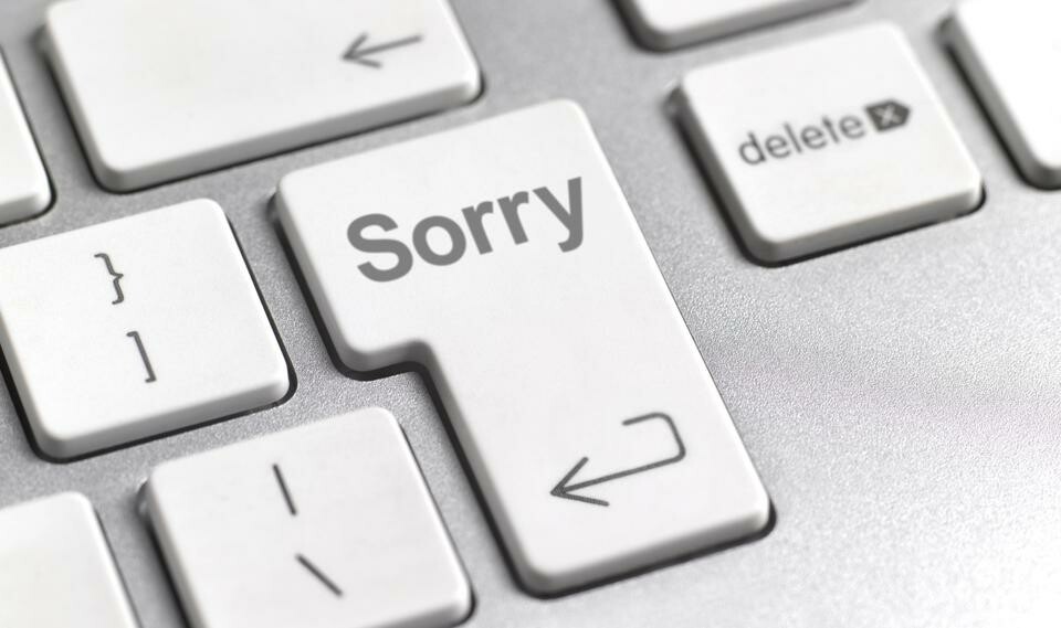 How a leader says I'm sorry